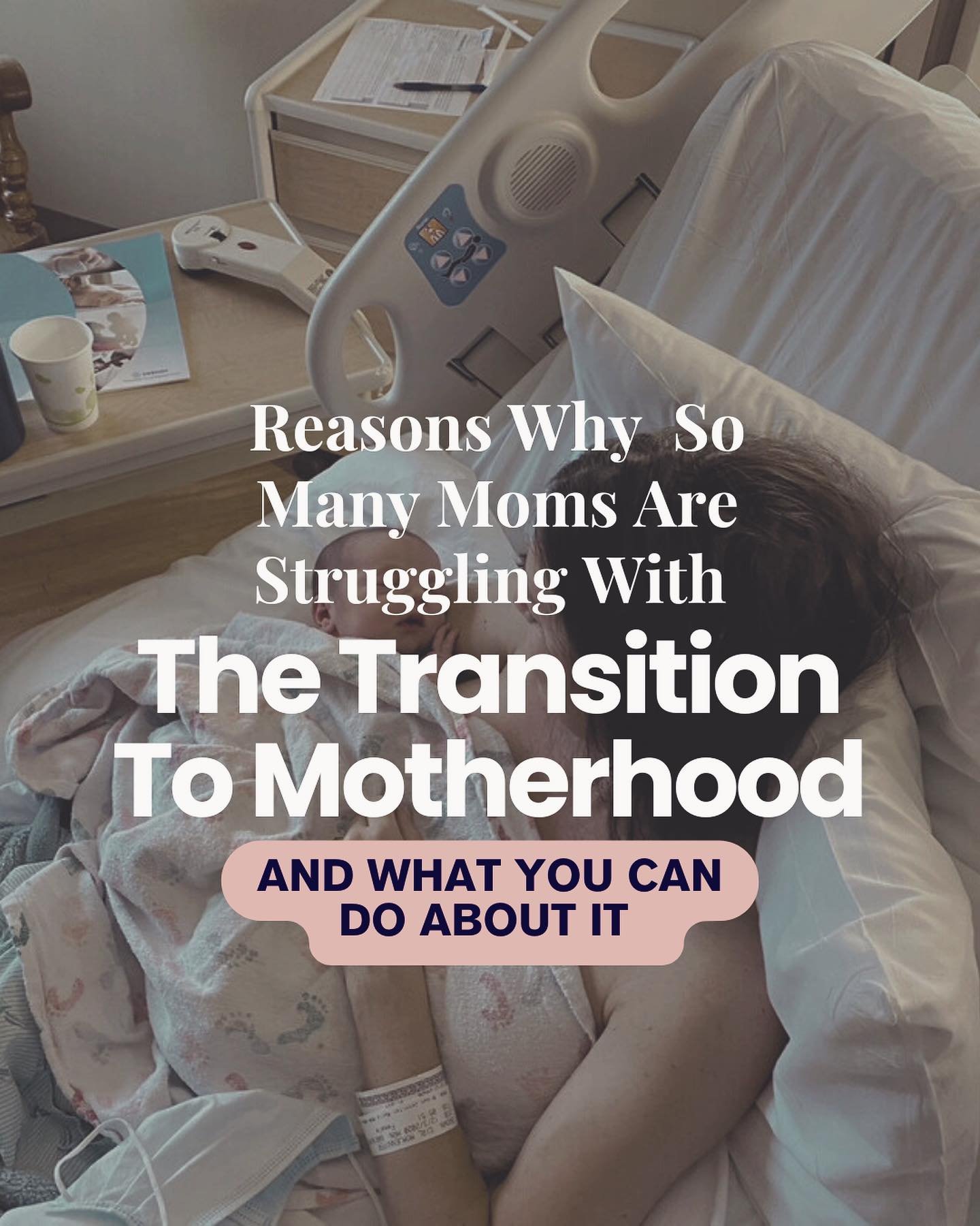 Does this sounds like your postpartum experience?? If so, you&rsquo;re so not alone.  As new moms, we&rsquo;re sent the message that:

&ldquo;The transition to motherhood should happen naturally, within a matter of weeks, with the goal of working bac
