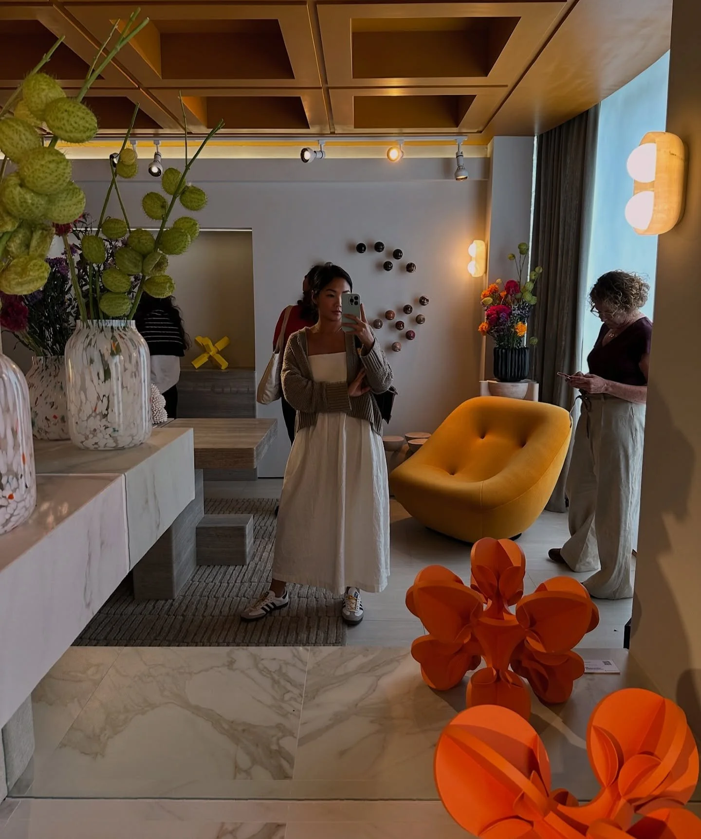 Reminiscing on Design Week M&eacute;xico 2023 at the Design House. Wall sculpture by @sten.studio