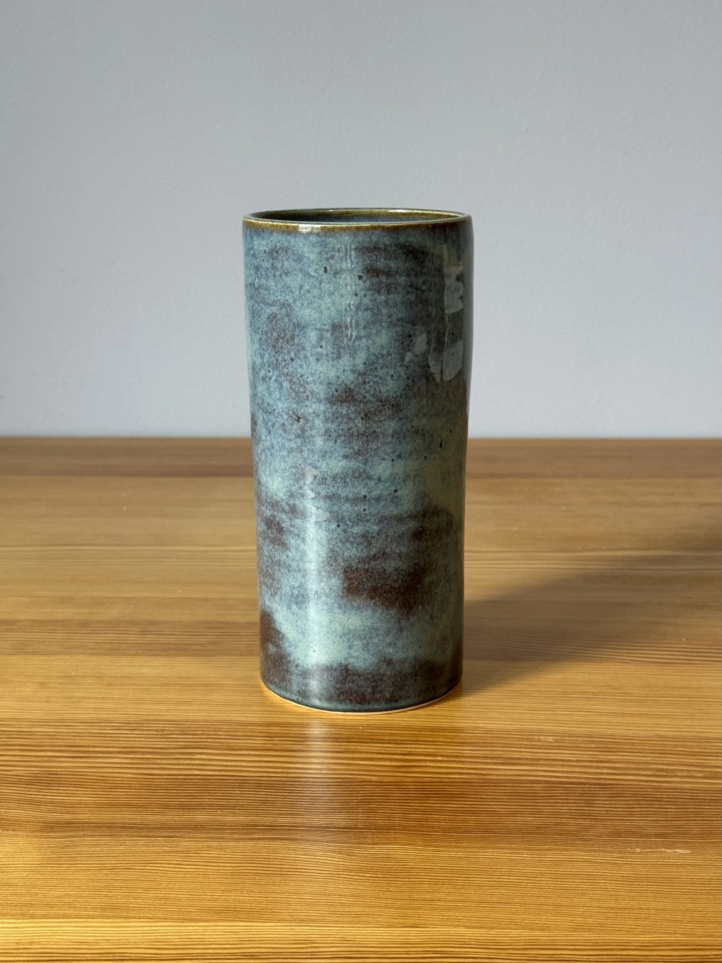 Stormy Skies Vase - handmade cylinder vase.jpeg