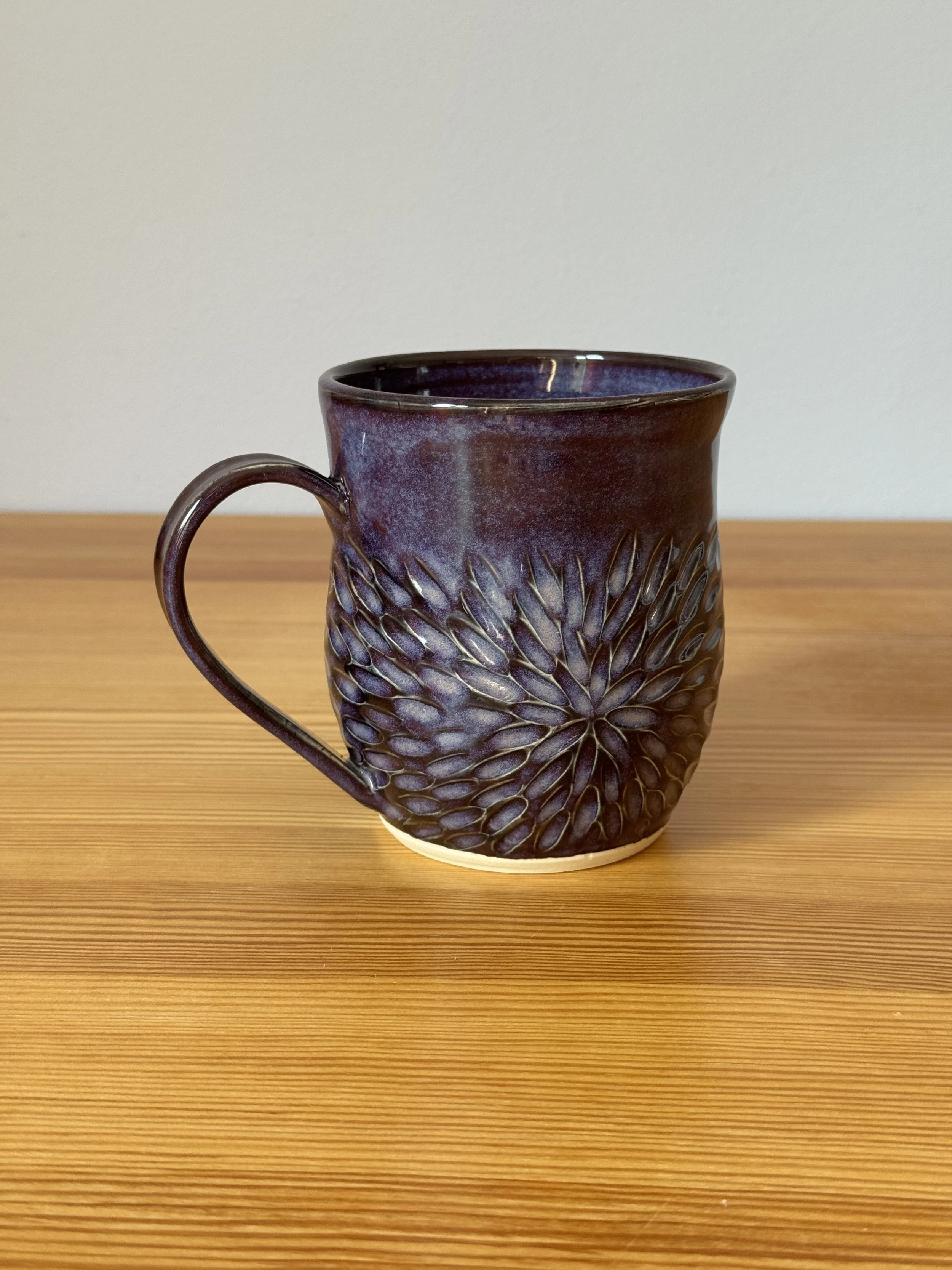 Starburst Mug - Midnight Purple - handmade ceramic mug.jpeg