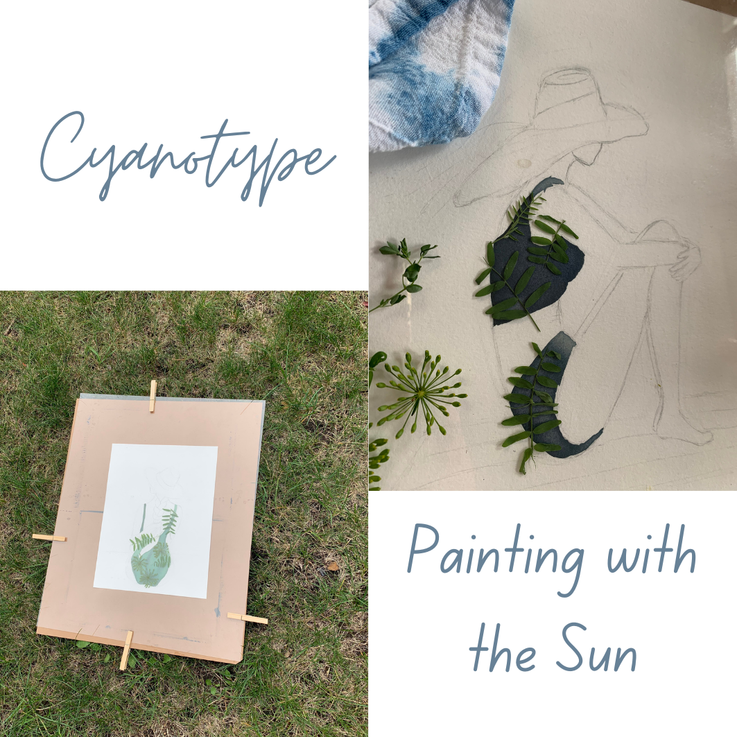Cyanotype Art for coastal living