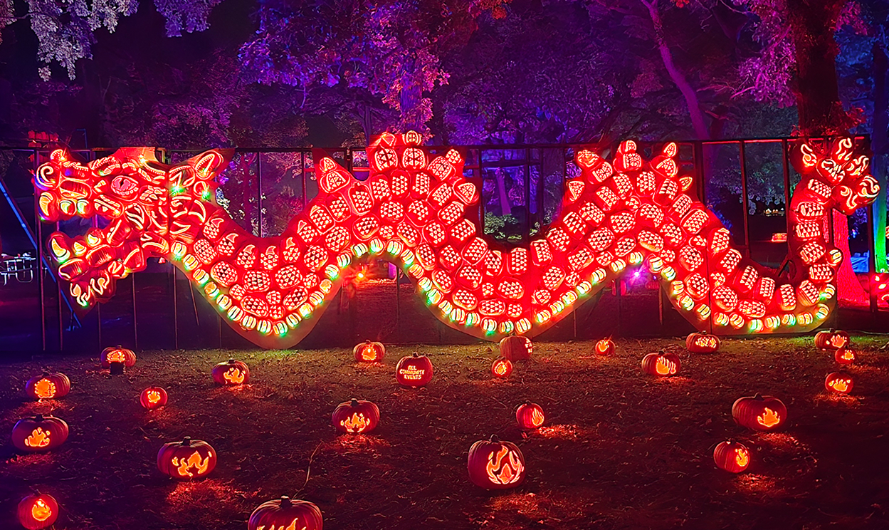 Example of Carved Pumpkin Art