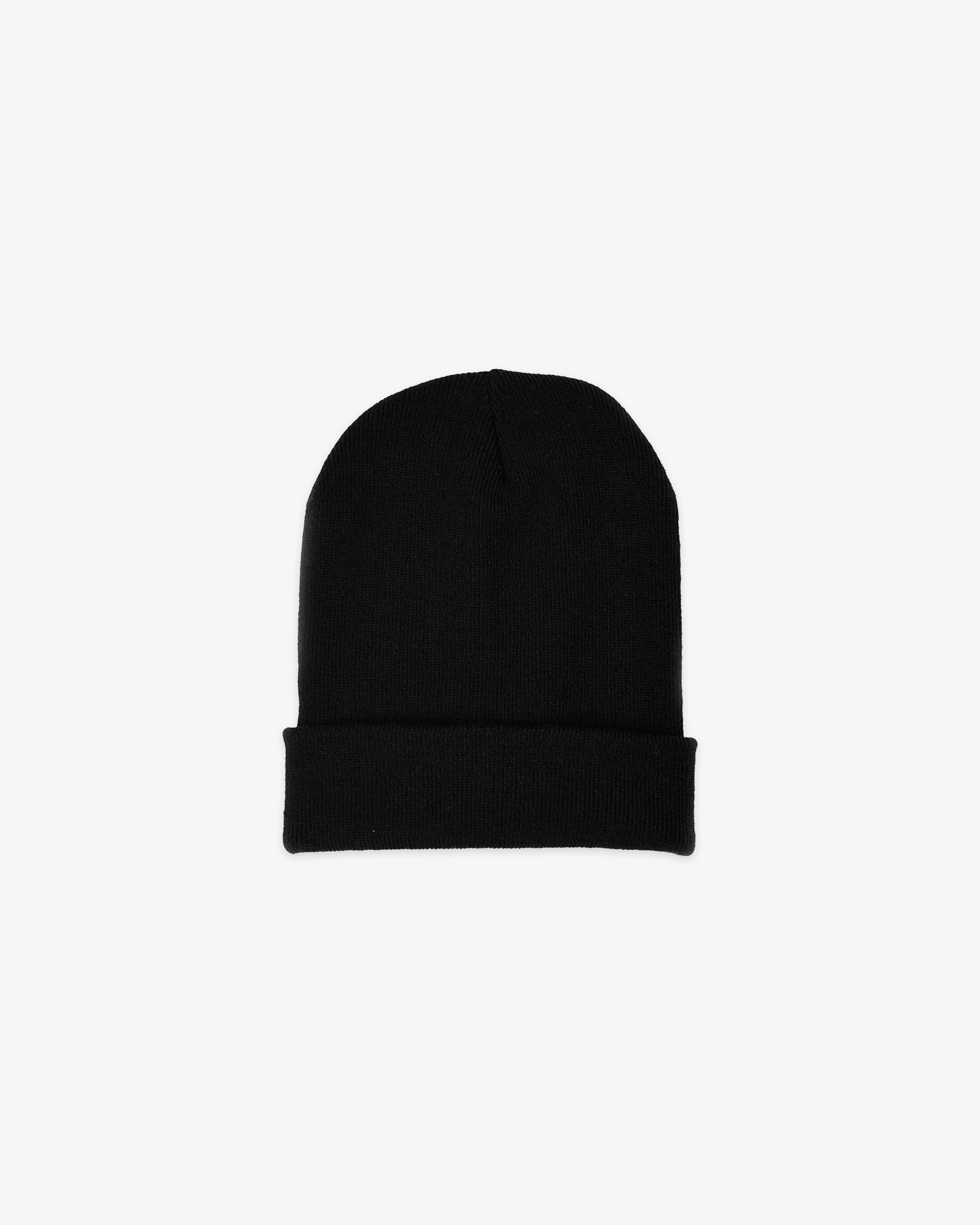 SIMPLE BLACK BEANIE