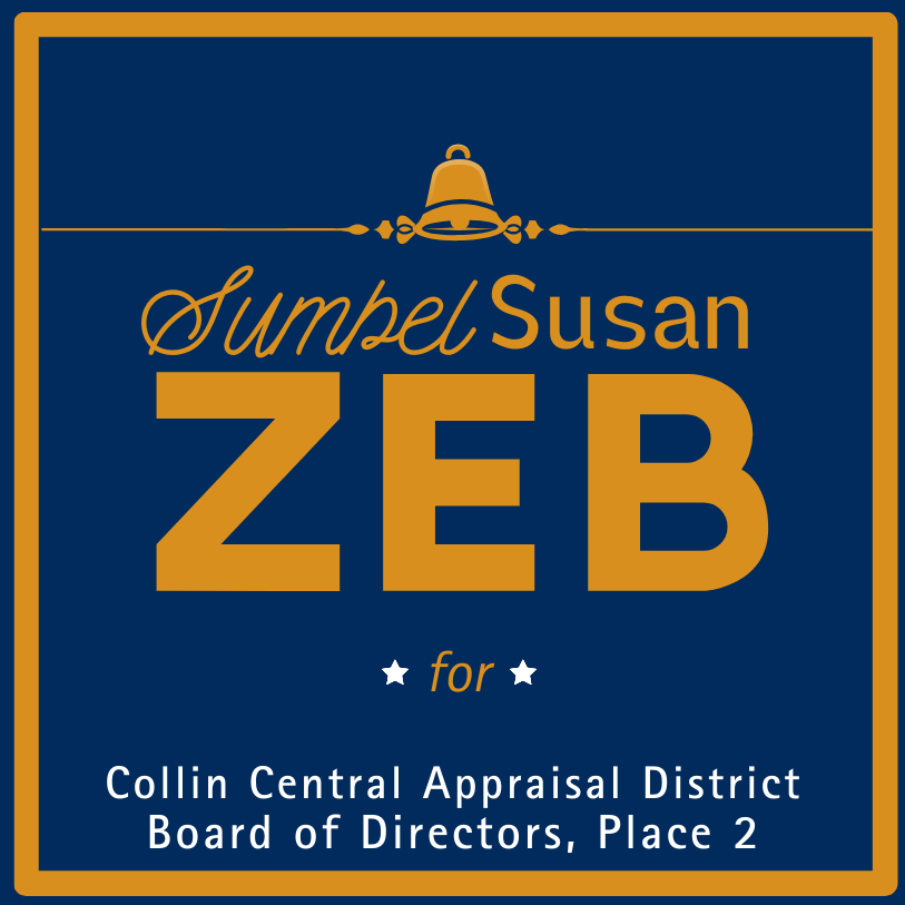 Sumbel &quot;Susan&quot; Zeb for Collin Central Appraisal District, Board of Directors, Place 2