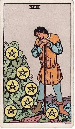 Tarot Talk: Seven of Pentacles