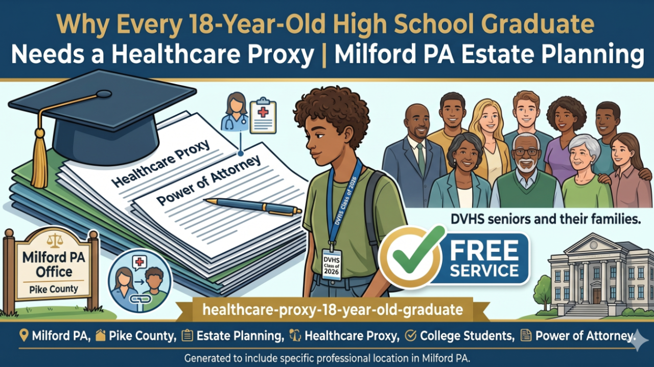 Why Every 18-Year-Old High School Graduate Needs a Healthcare Proxy