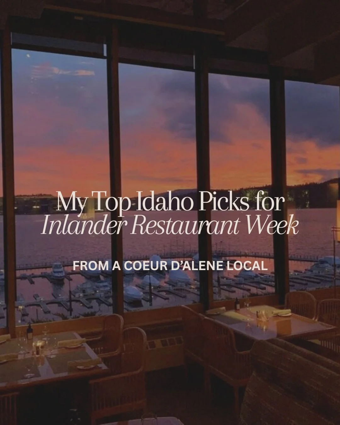 What a bad month to be dairy-free 🥲⁠
⁠
Inlander menus have dropped and everything looks amazing for this year's Restaurant Week🍸️⁠
⁠
Comment 'menu' and I'll send you my full round up with links so it's easy to plan your night out. Where are you goi