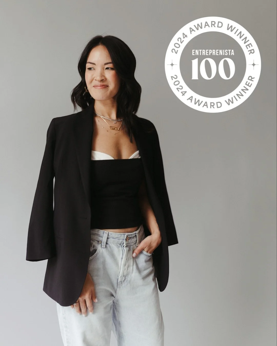 Mika Mooney, business, trademark, and employment attorney recognized as an Entreprenista 100 2024 award winner.
