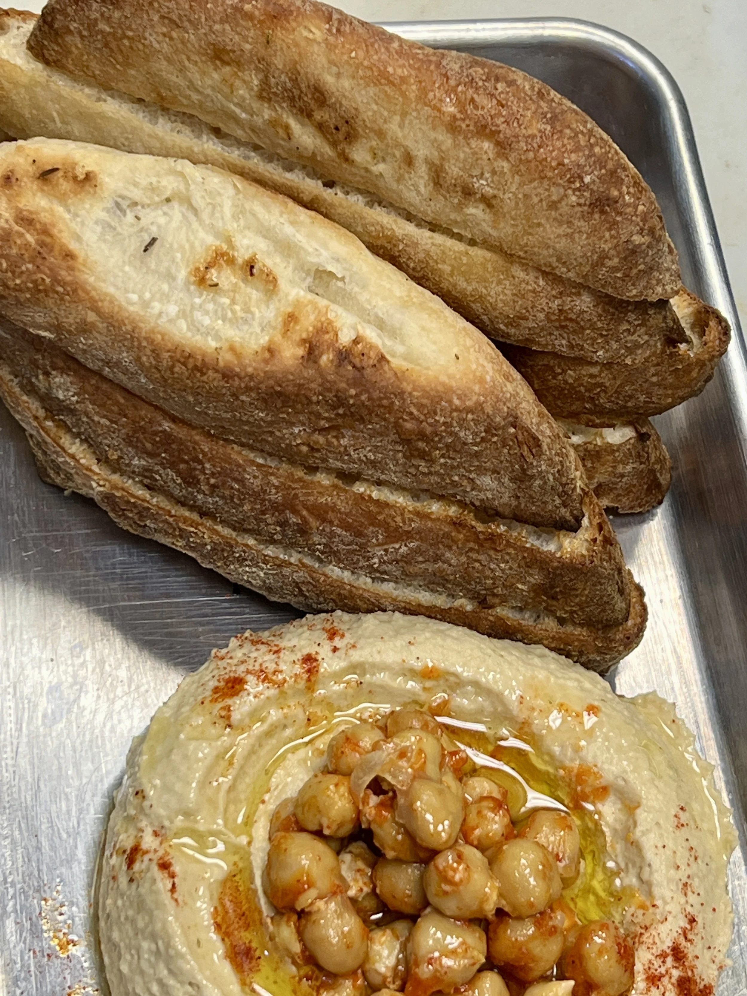 The Hummus - downtown Baltimore's best hummus at Kechy Pizza Co
