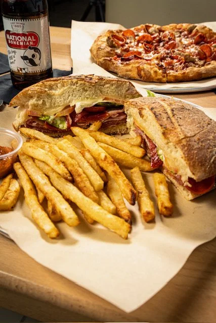 Sandwich, fries and pizza in Westminster, MD