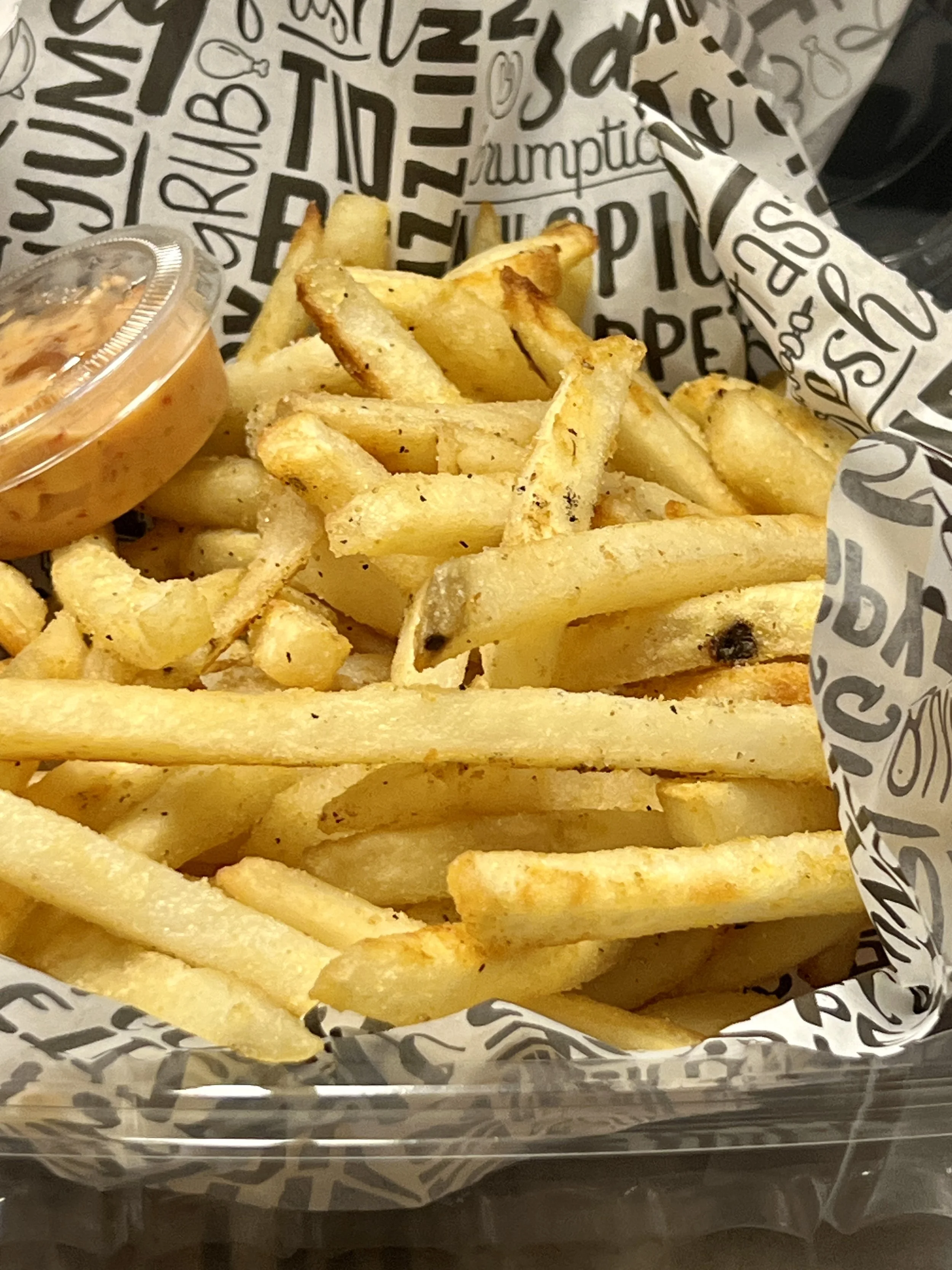 French fries at Kechy Pizza Co - stone baked oven