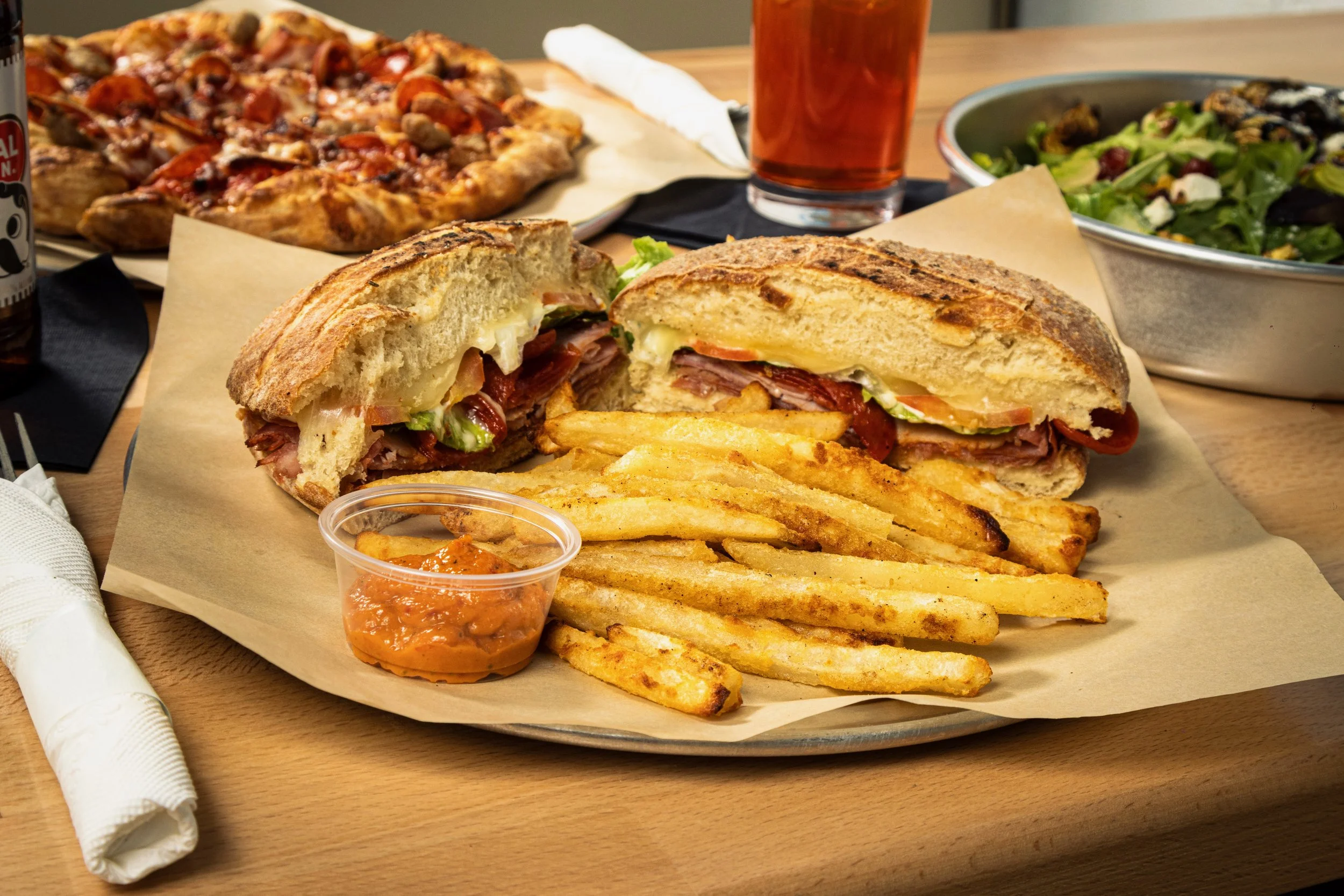 dinner time at Kechy pizza co westminster