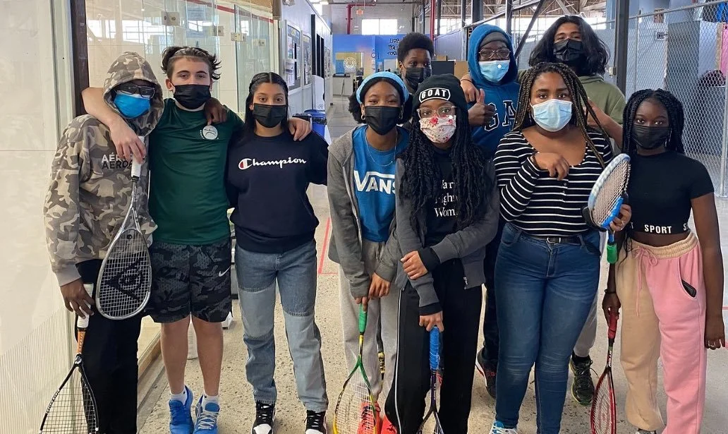 T&amp;D players introduced to UST at the TDWSA Holiday Hit at Mayfair Lakeshore December 13th!

70+ T&amp;D players came out for the Holiday Hit and heard more about Urban Squash Toronto. 

@aleber9048 @niki_lives_life @wendy_train @caroljohnstoncj @