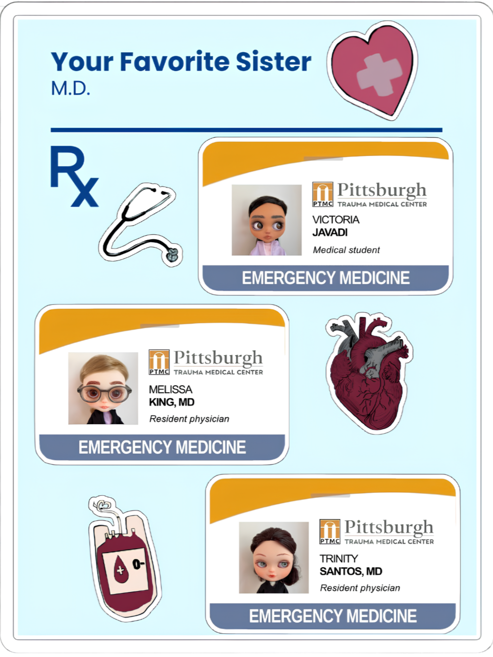 pittlings sticker sheet