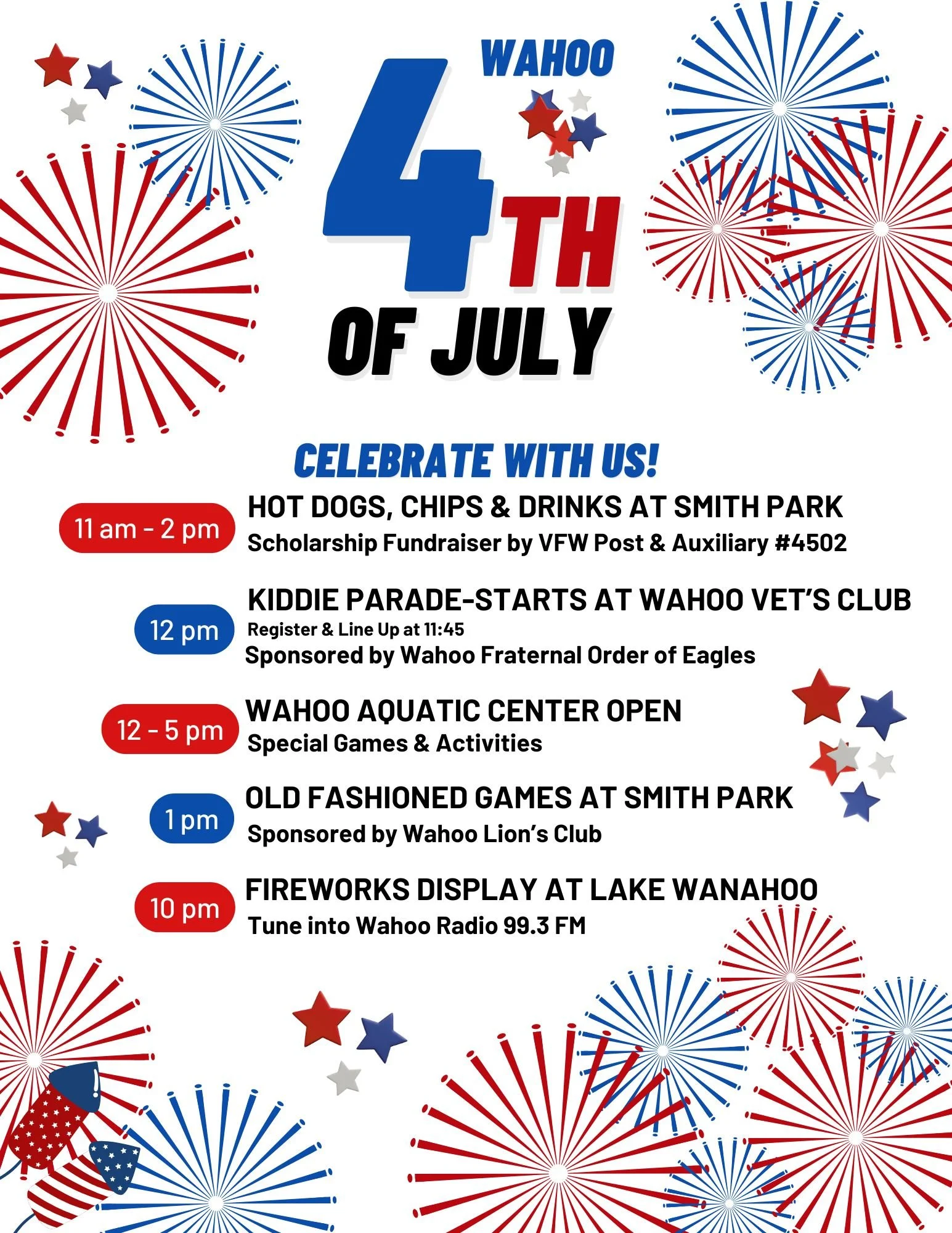 Wahoo 4th of July