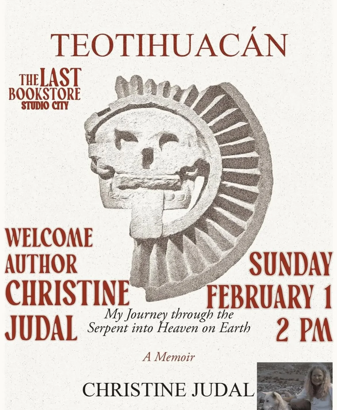 Book Signing- Teotihuacán: My Journey through the Serpent into Heaven on Earth