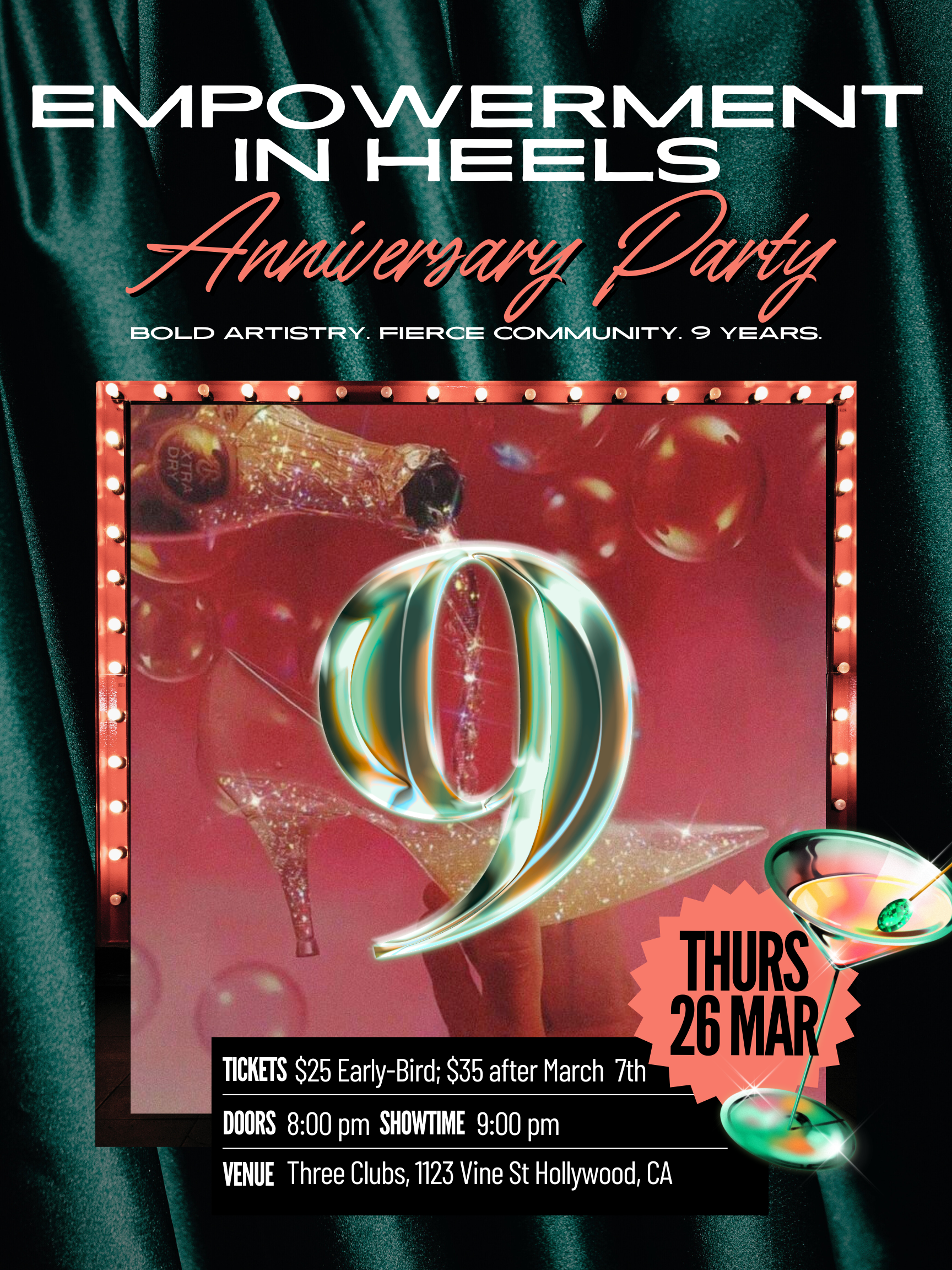 Empowerment in Heels 9 Year Anniversary Party