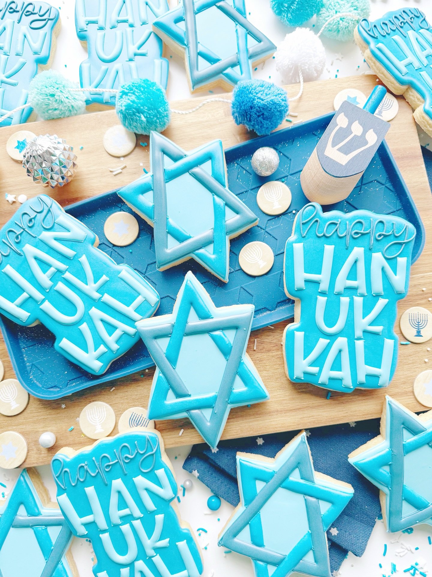 Wishing a very happy Hanukkah to everyone who celebrates 🤍 💙 Lighting the candles tonight with heavy hearts, holding space for the lives affected by the tragic events in Sydney. May this season of light bring comfort, safety, and peace where it&rsq