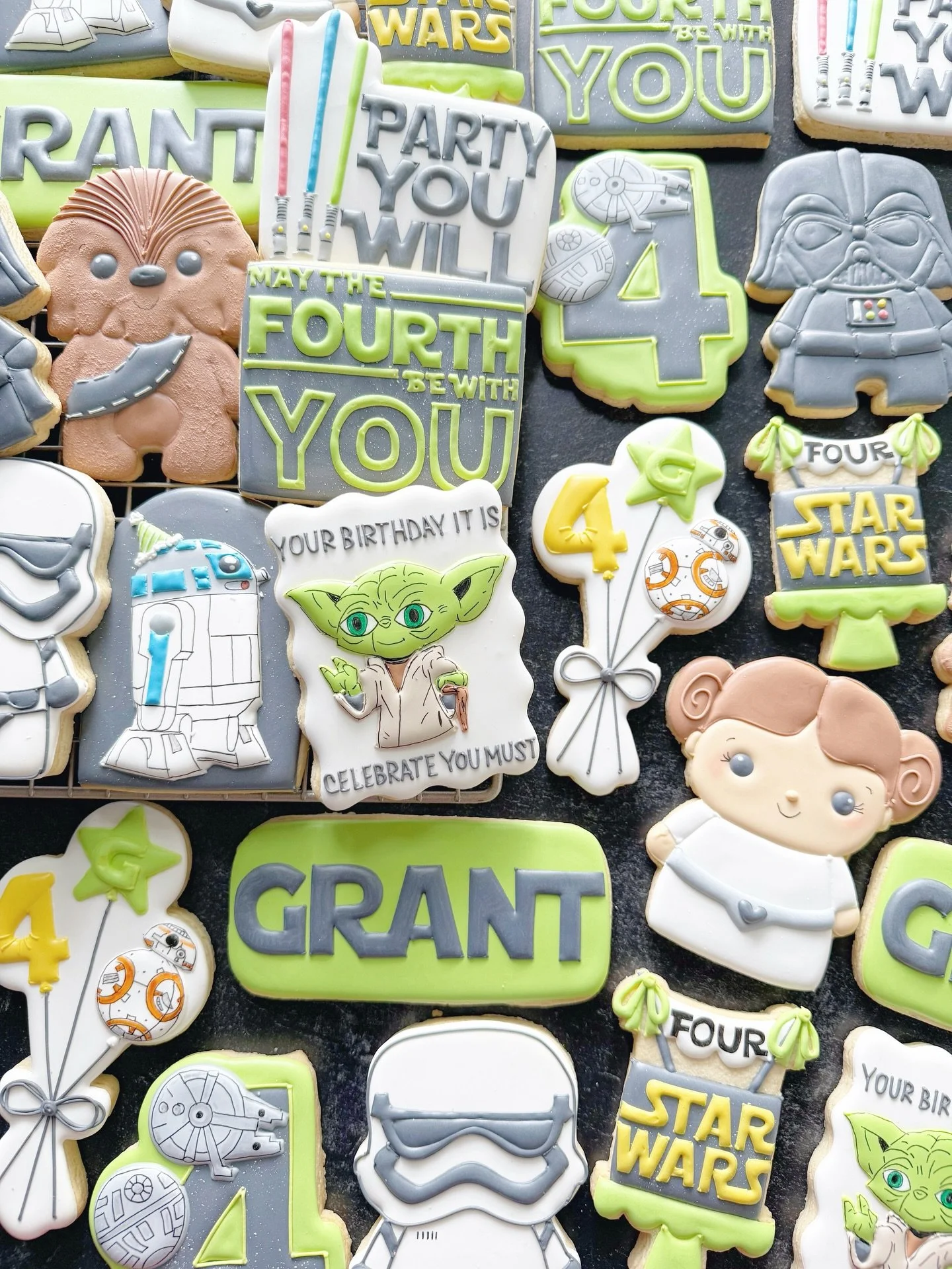 It&rsquo;s Star Wars day! May the Fourth be with you!!! 

#starwarsday #maythe4thbewithyou #starwarscookies #starwars #starwarsnerd