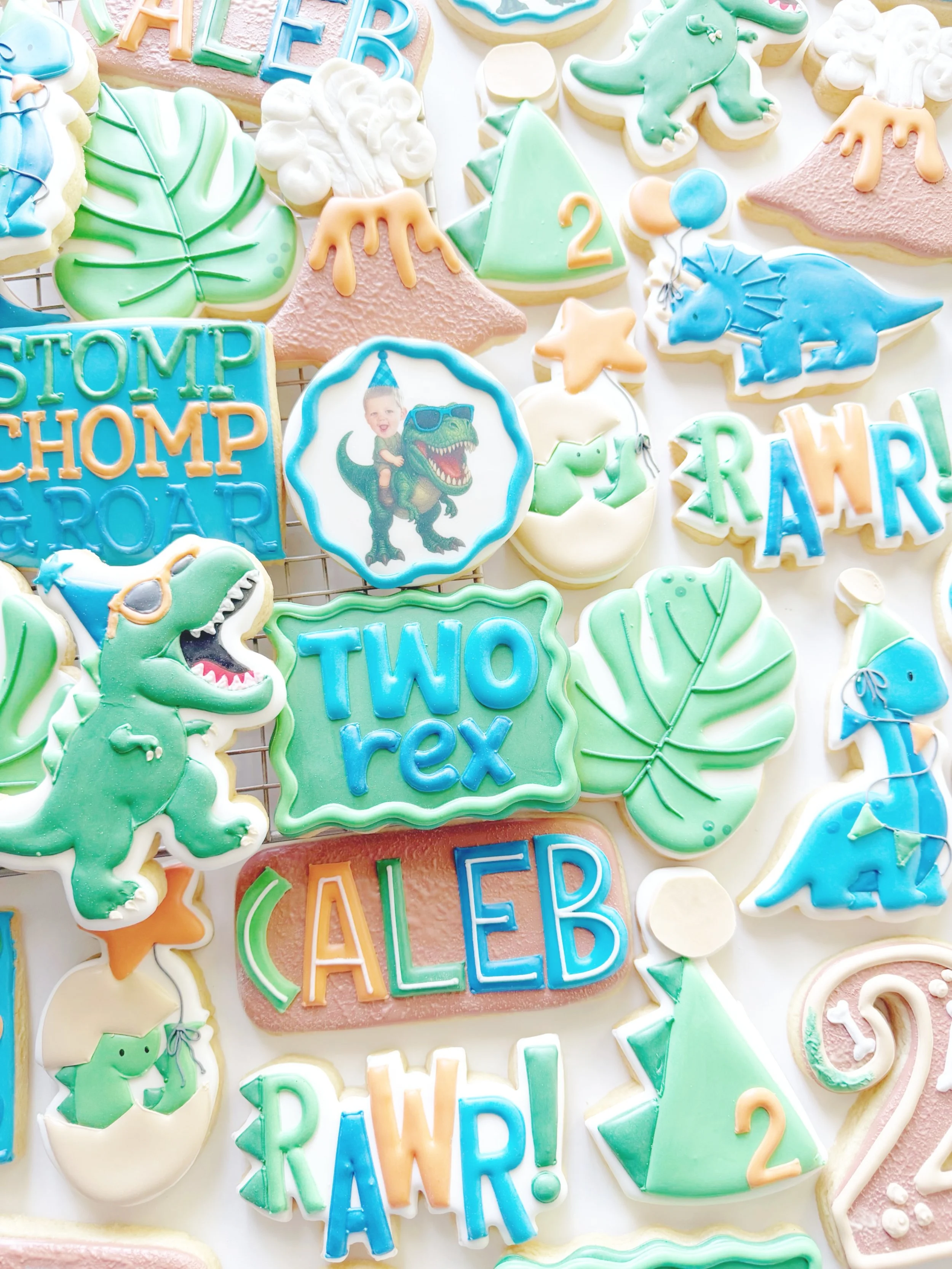 Watch out! Two Rex on the loose! 

#dinosaurcookies #dinosaur #tworex #dinosaurbirthday #birthdaycookıes