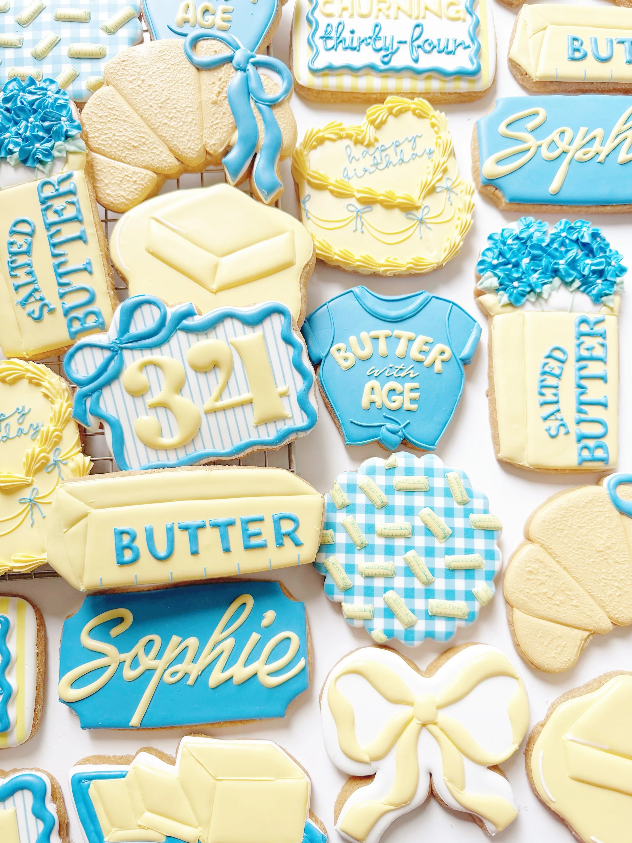 You better believe this birthday girl is just getting BUTTER with age! 

#butter #buttercookies #butterbirthday #birthdaycookies  #cookiesofinstagram
