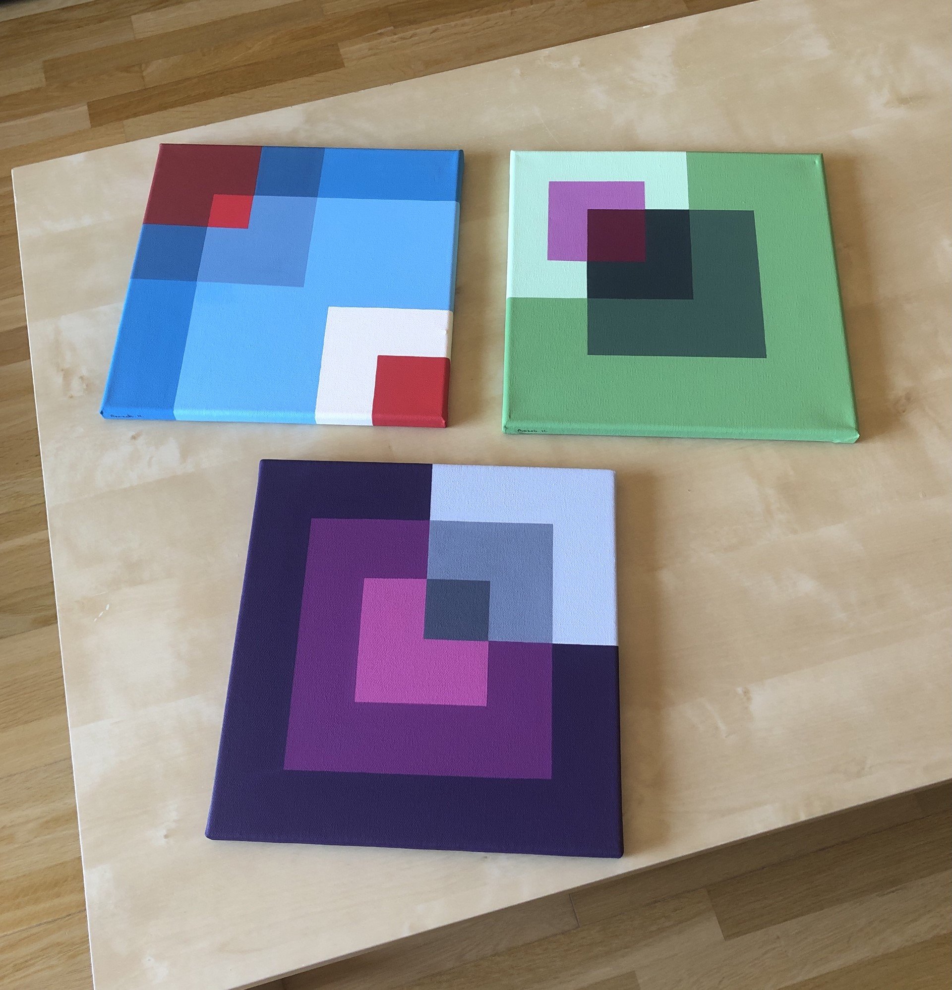 The series "Lines squared"