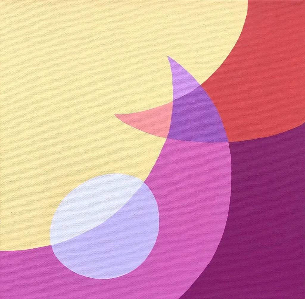 🔴 [SOLD] Entangled waves and curves No.1/5