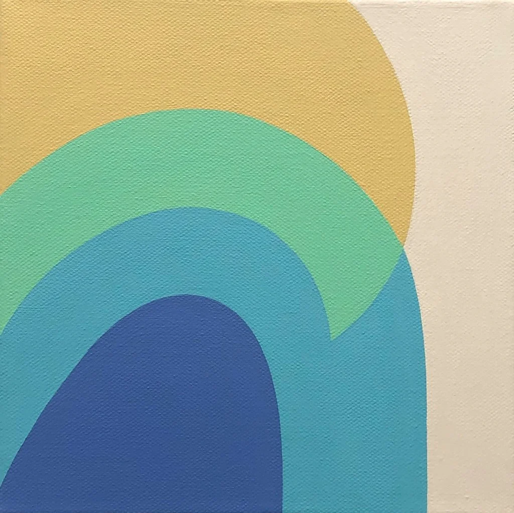 🔴 [SOLD] Entangled waves and curves No.1/16