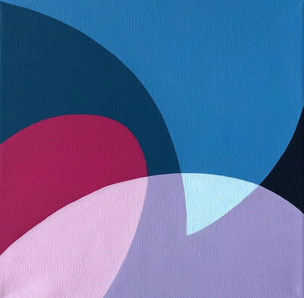 🔴 [SOLD] Entangled waves and curves No.1/13