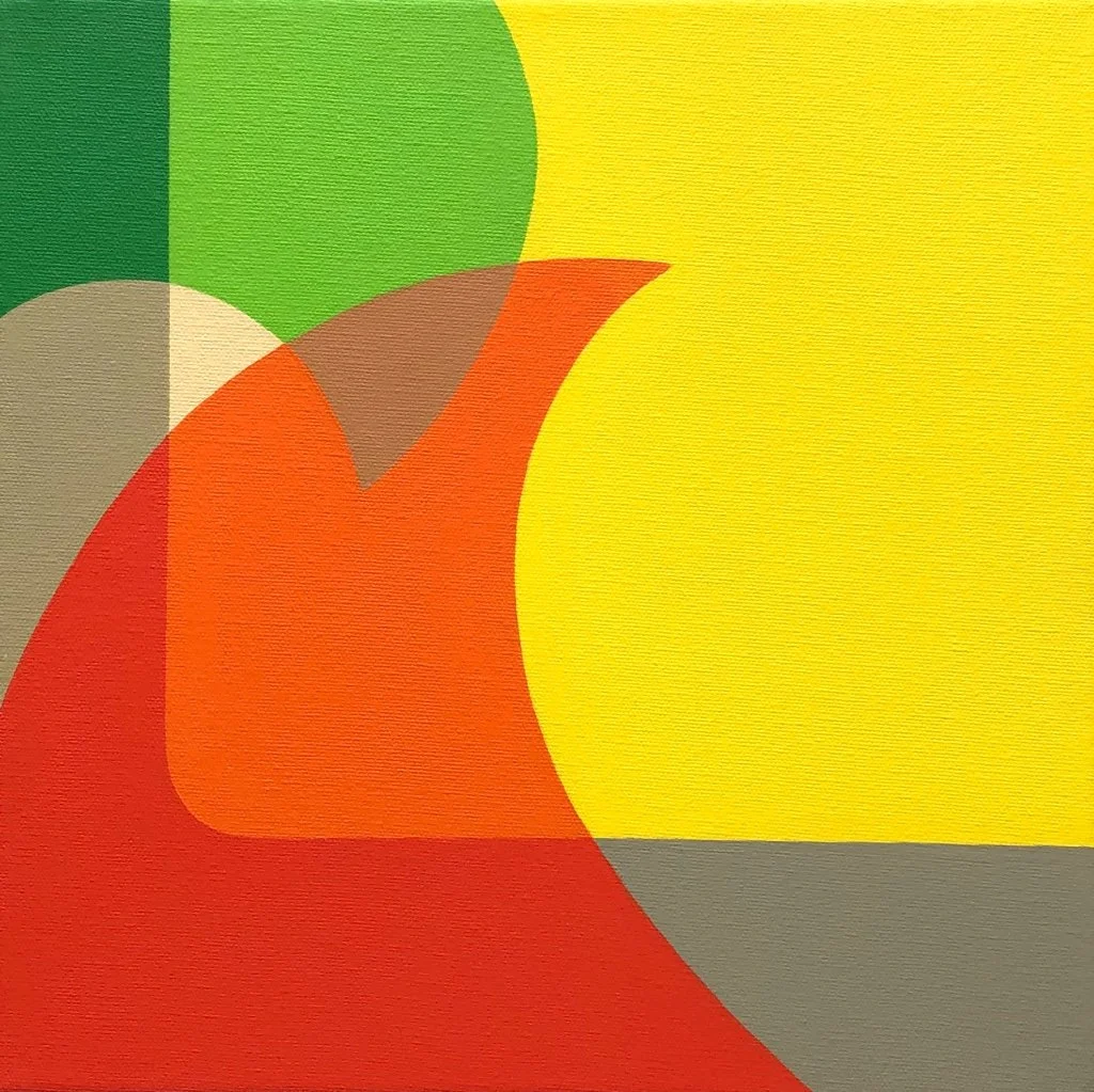 🔴 [SOLD] Entangled waves and curves No.1/7