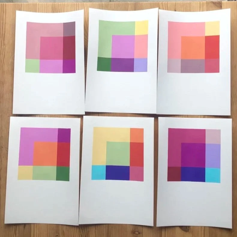 Paintings on paper