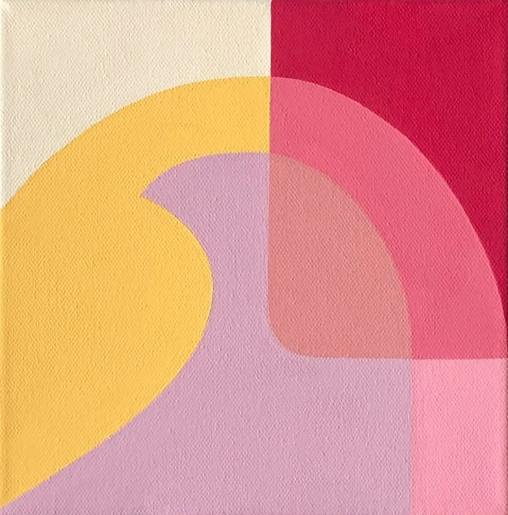 🔴 [SOLD] Entangled waves and curves No.1/18