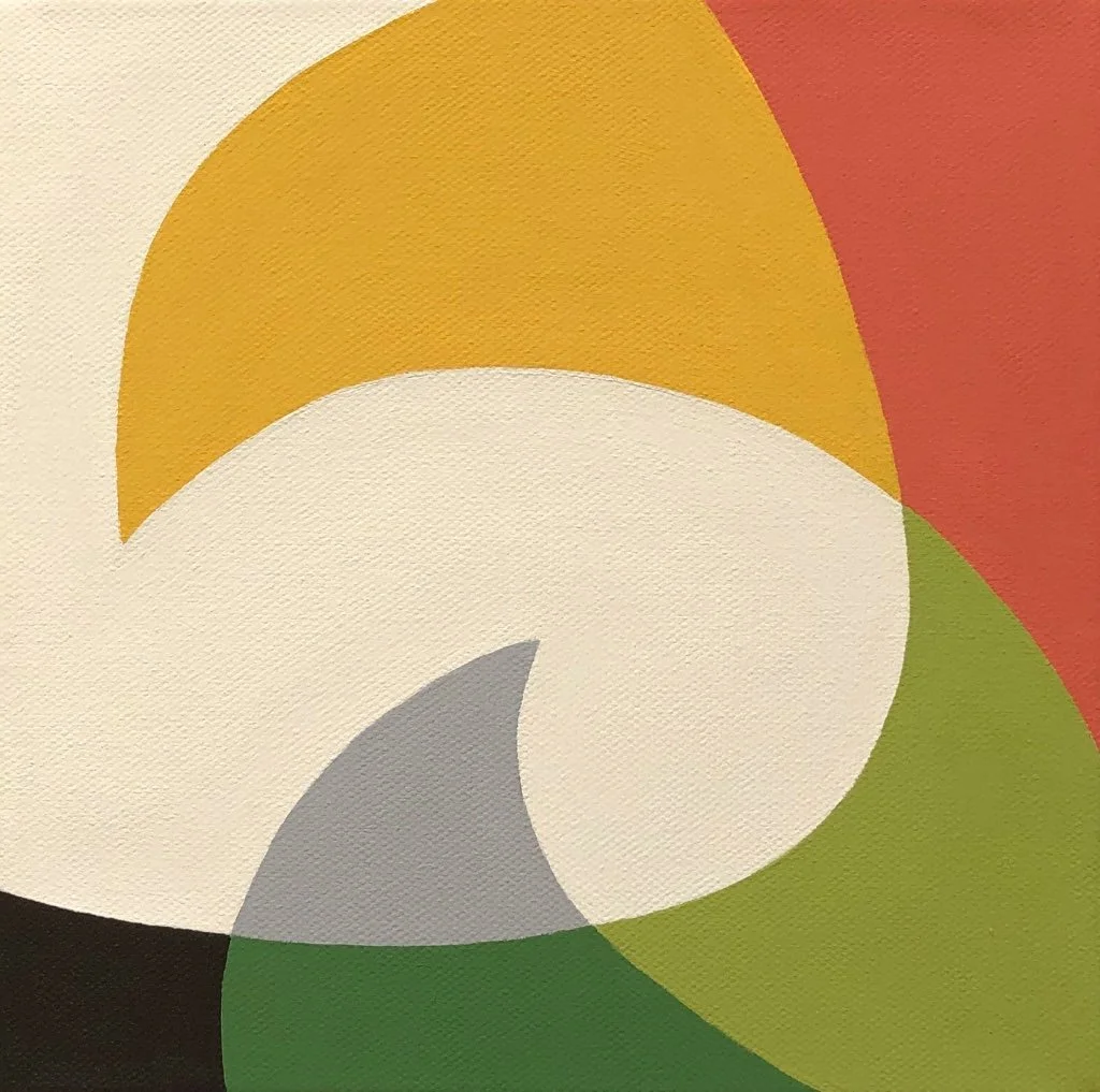 🔴 [SOLD] Entangled waves and curves No.1/12