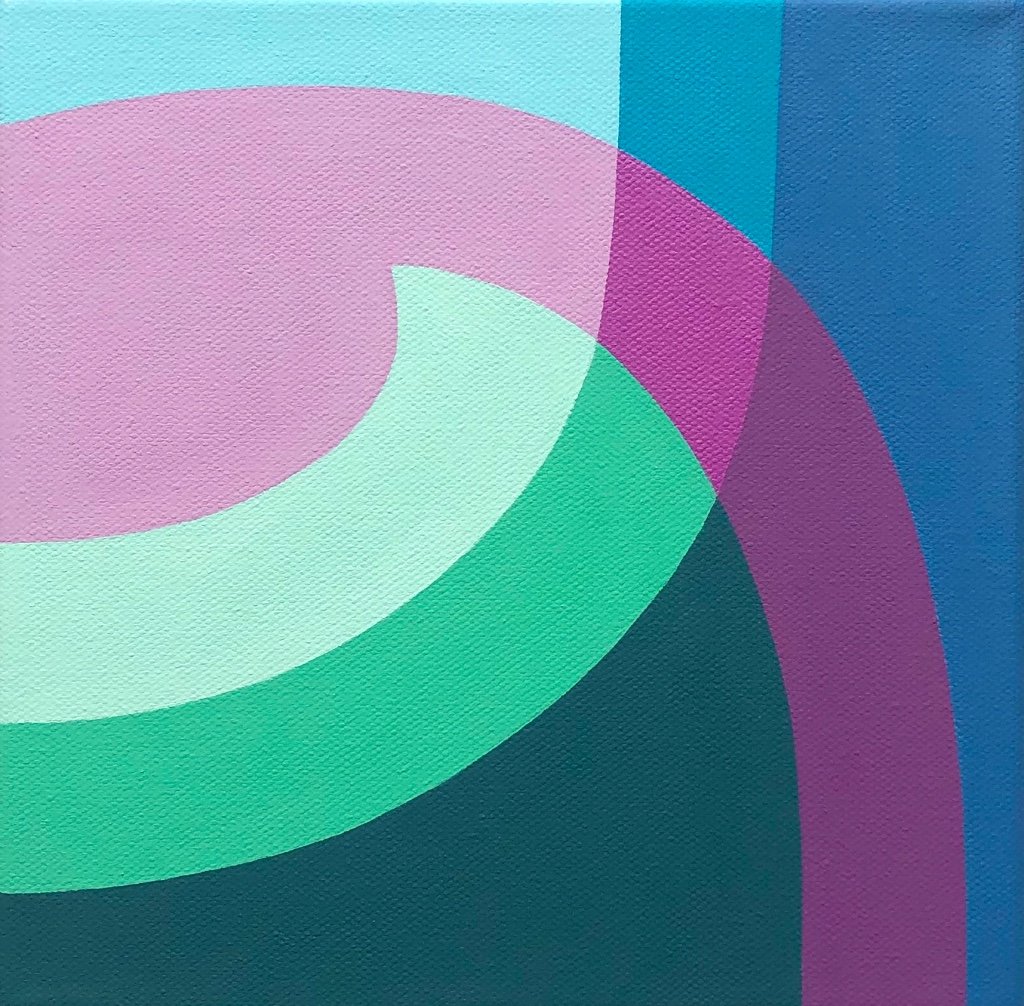 🔴 [SOLD] Entangled waves and curves No.1/23