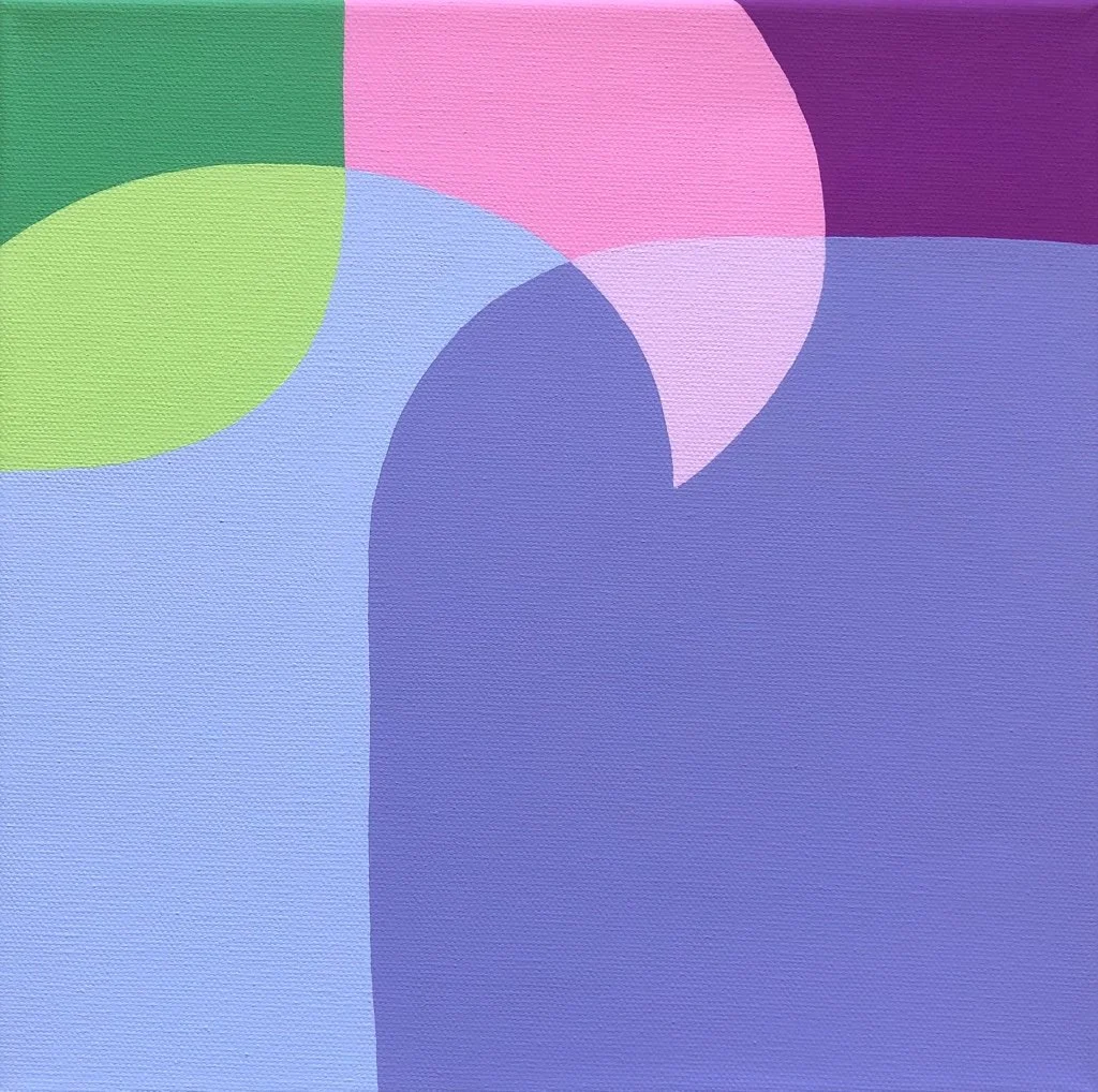 🔴 [SOLD] Entangled waves and curves No.1/4