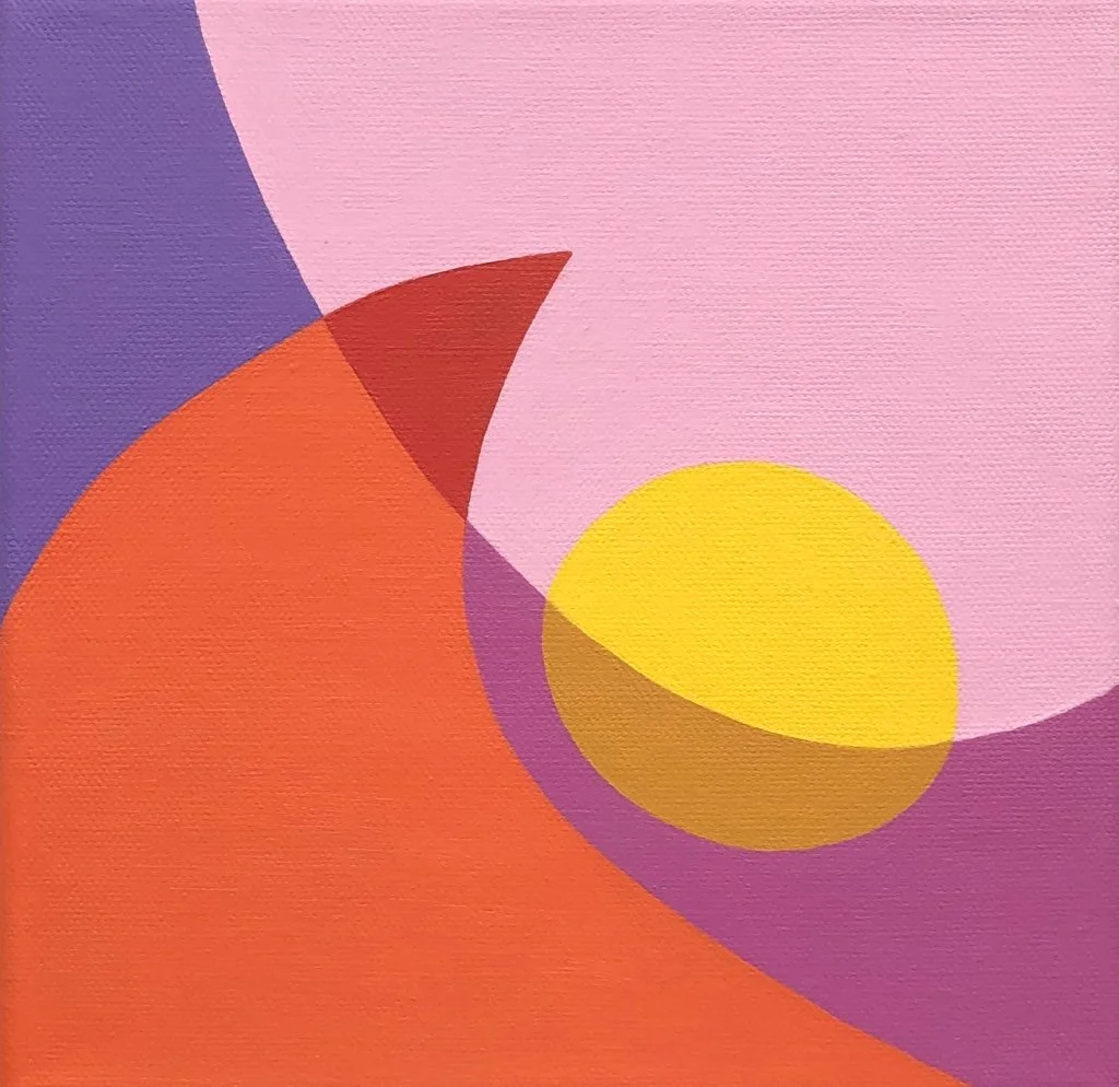 🔴 [SOLD] Entangled waves and curves No.11