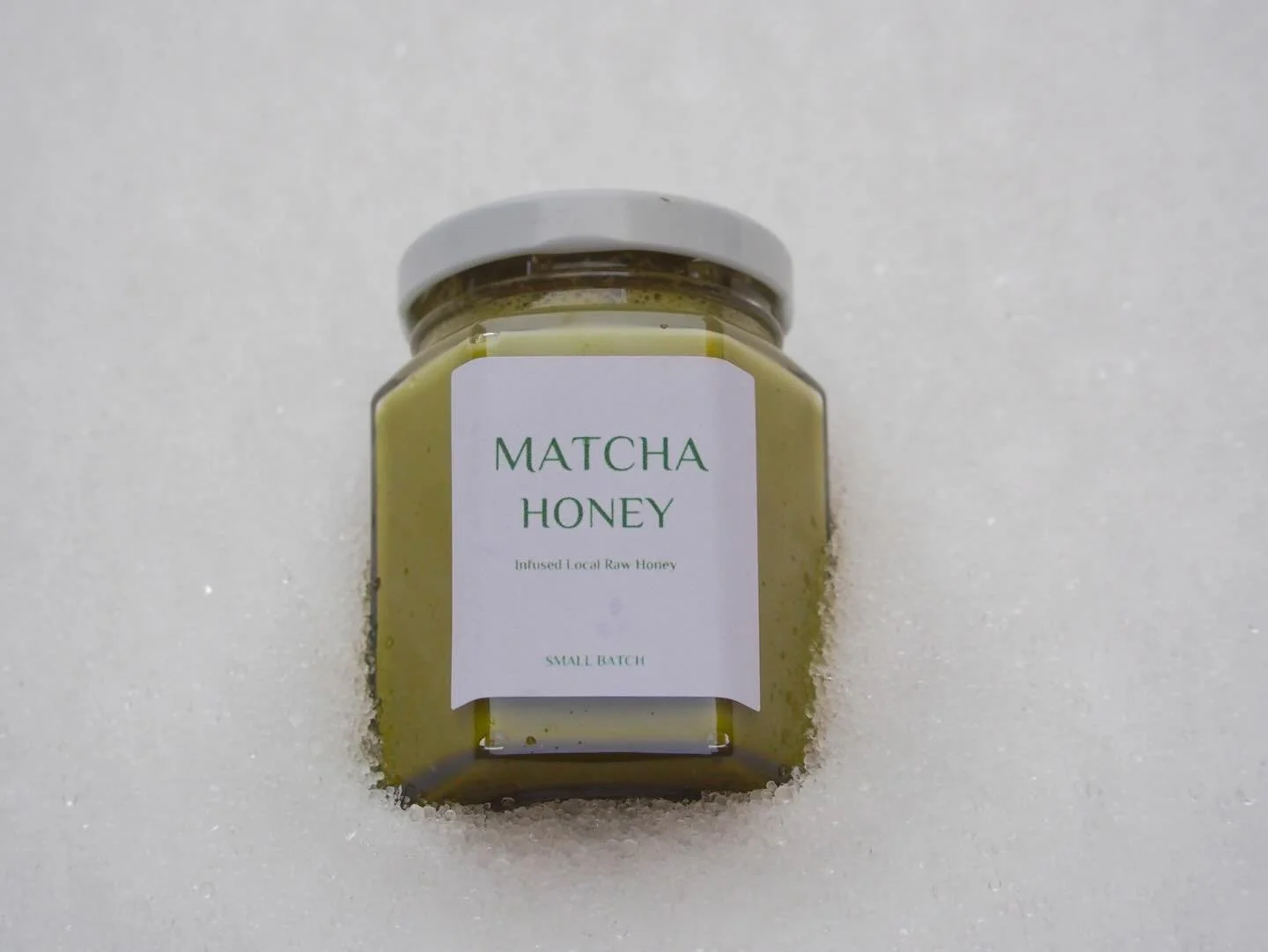 Snow day, but make it cozy! Our new matcha honey brings that earthy-sweet glow even when everything outside is frozen