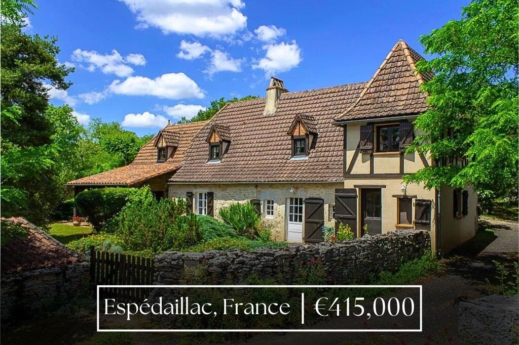 Discover this beautifully maintained Quercynoise property, set on over a hectare of land with sweeping views of the surrounding countryside. The home features three bedrooms, two bathrooms, and keeps its historical charm with original parquet floorin