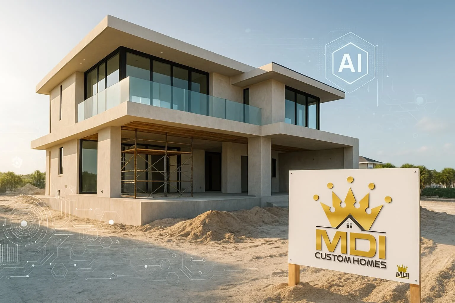 AI in Construction | Smart Home Building by MDI Custom Homes