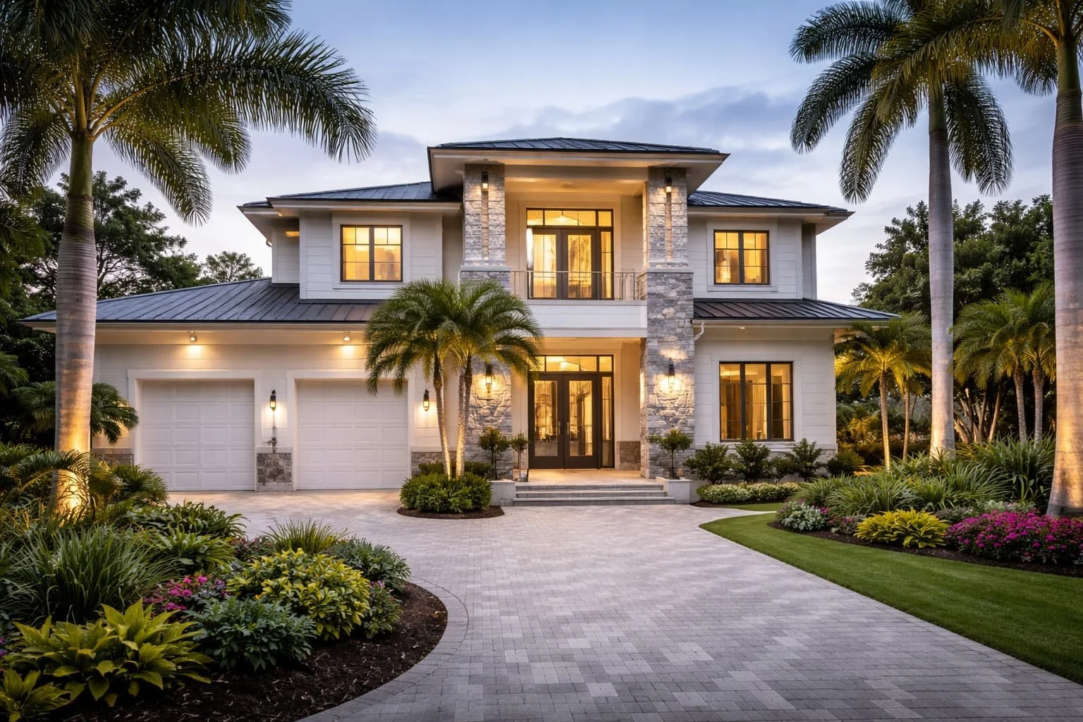 Newly constructed custom home built by MDI Custom Homes