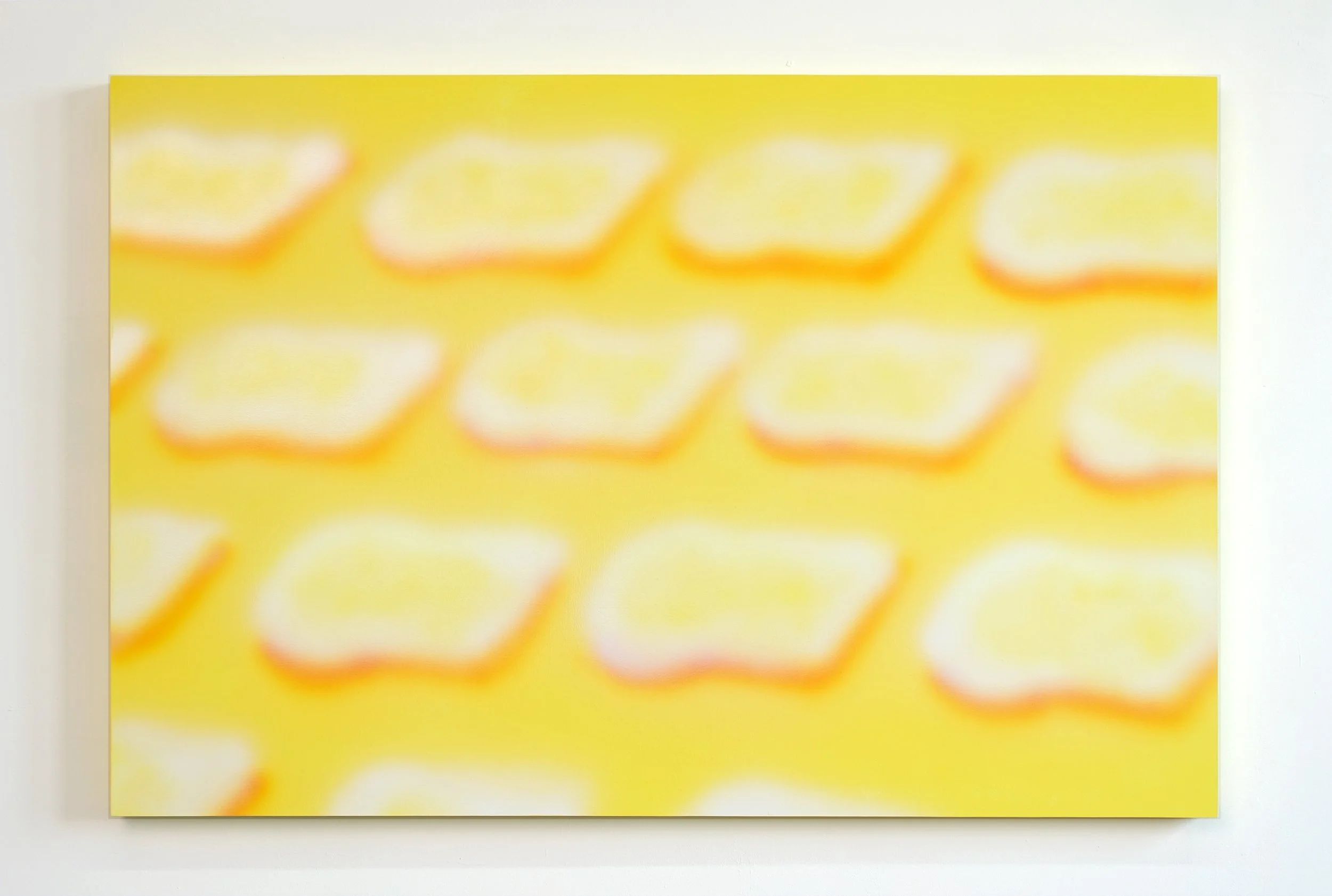 Yong Eun Kwon, Butter Field, 2024, Acrylic on panel, 36×24″