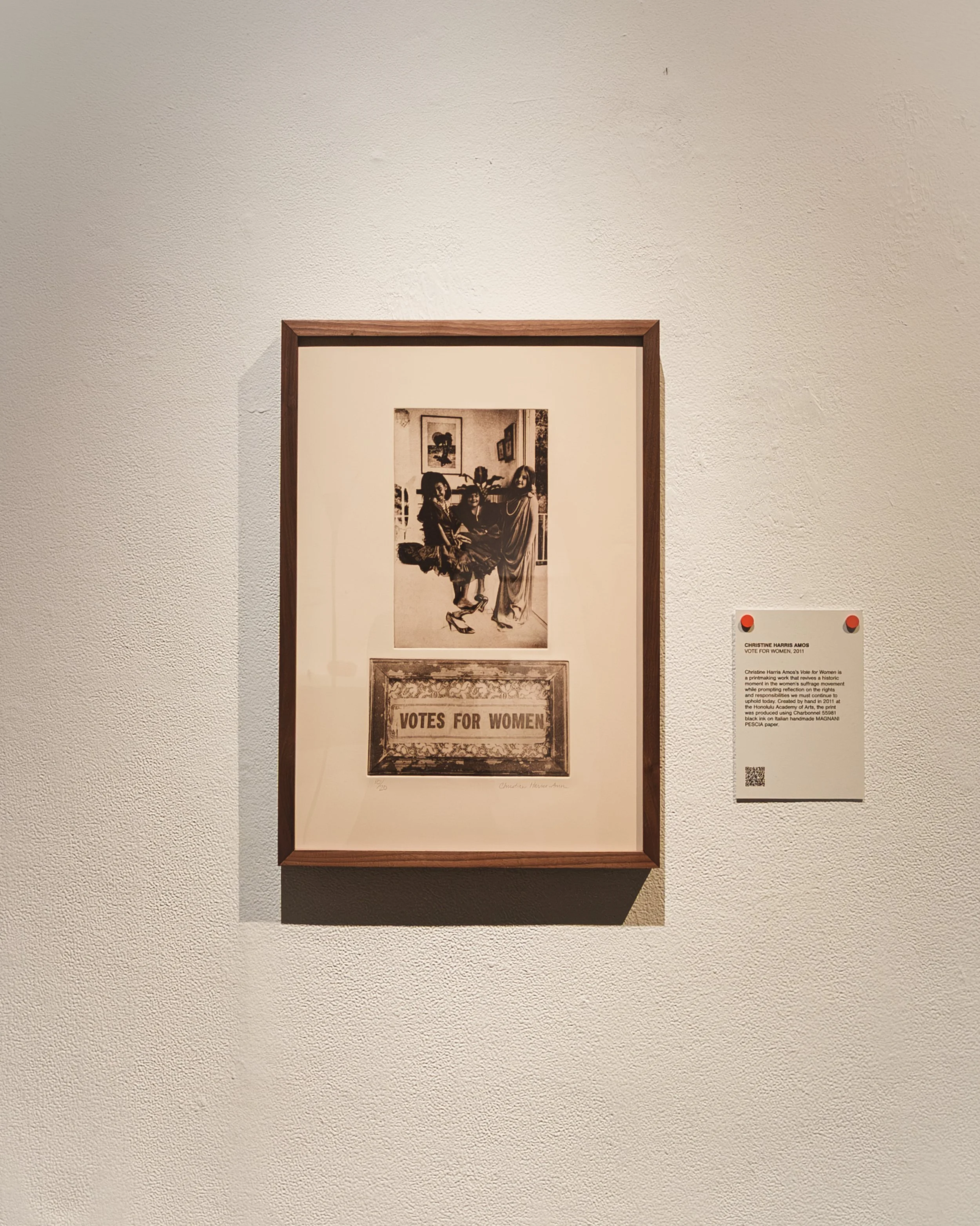 CHRISTINE HARRIS AMOS 
VOTE FOR WOMEN, 2011