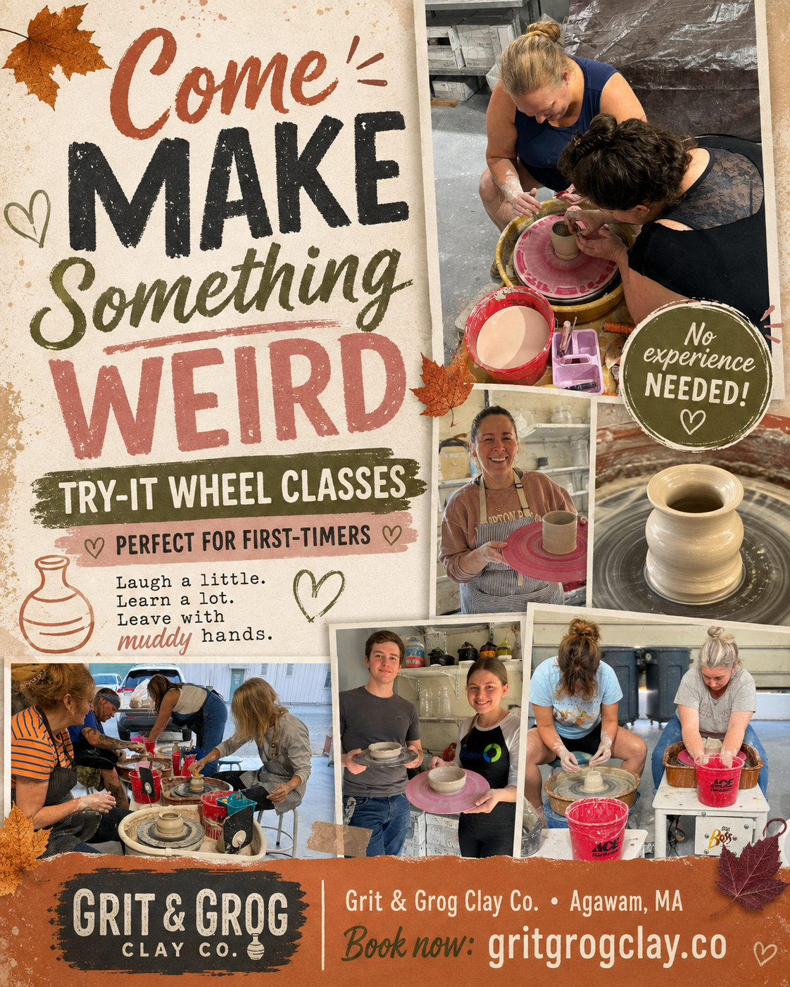 Try the Wheel: Beginner Pottery Try-It
