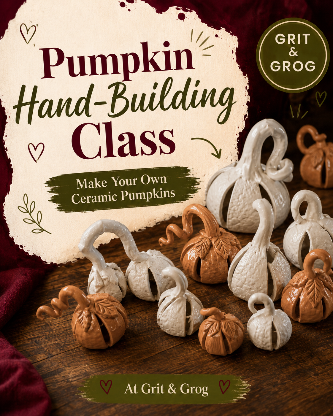 Ceramic Pumpkin Workshop