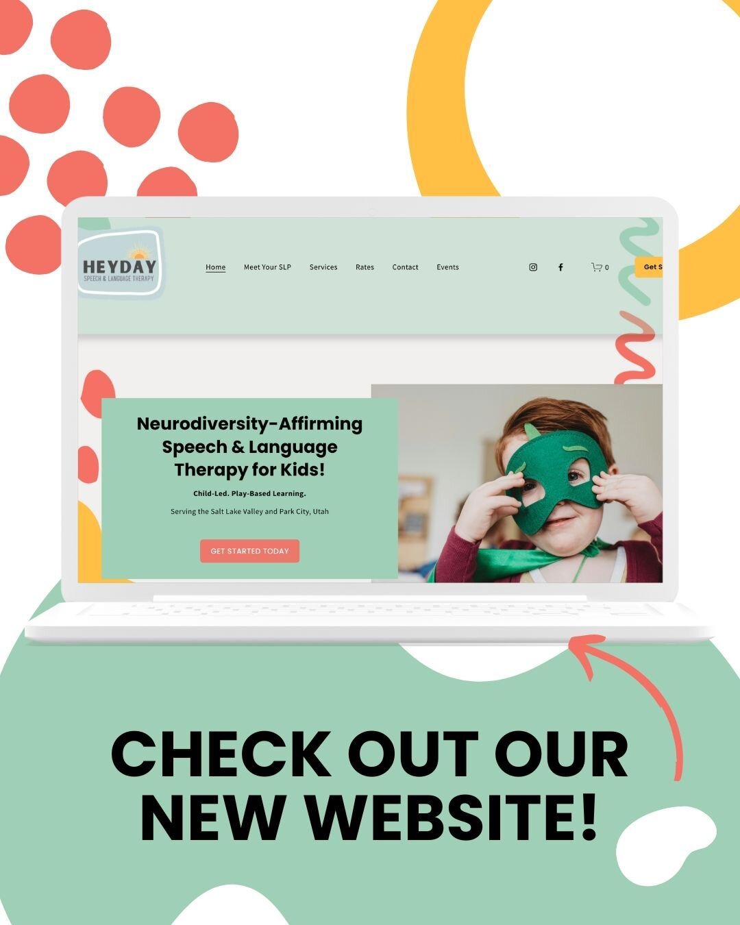 I am so happy with the new website! @cuedcreative offers templates that you can customize and they make it so easy to set up! Check it out and let me know what you think!