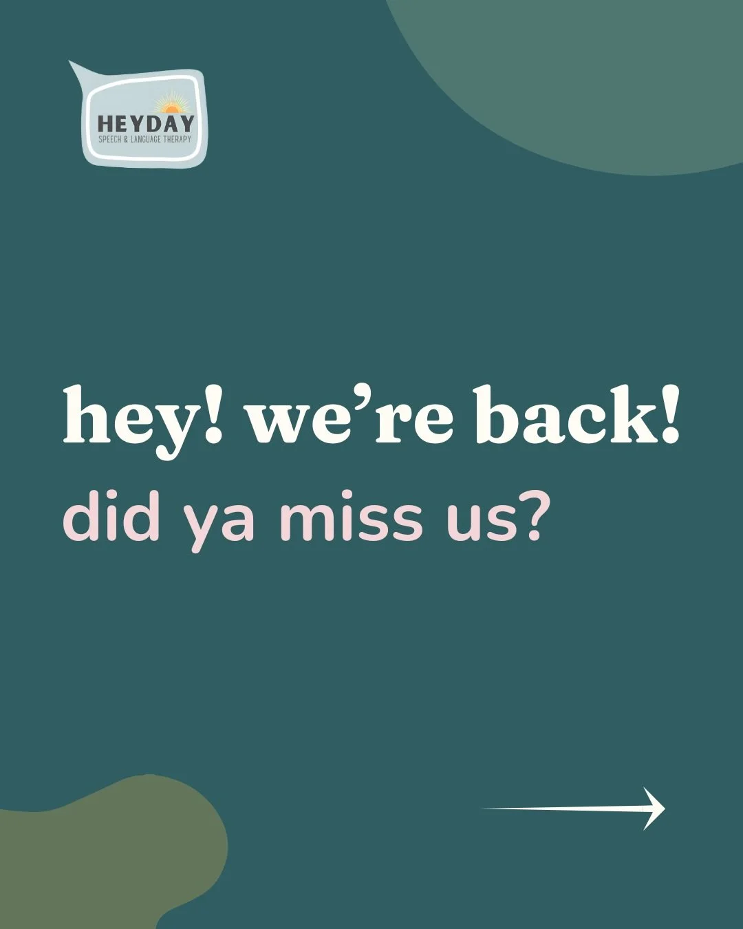 Back at it! What do you want to learn more about? 

👉Make sure to follow @theneuroaffirmingslp if you&rsquo;re a parent or SLP wanting to learn more about how to support your autistic kid! We support minds of all kinds over here, so ask us anything!