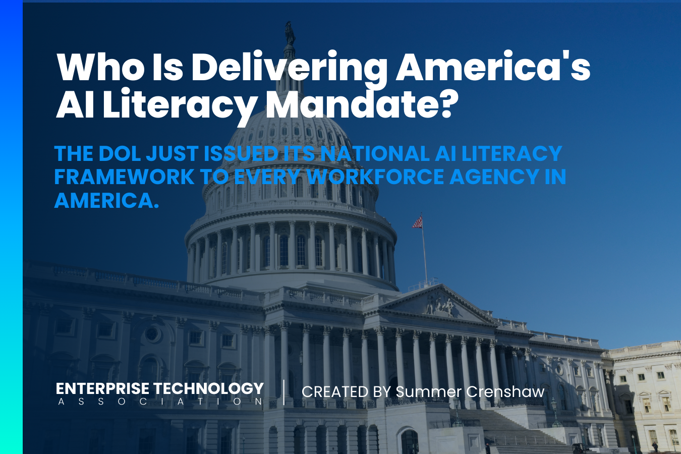Who Is Delivering the DOL's New AI Literacy Mandate for America's Workforce?