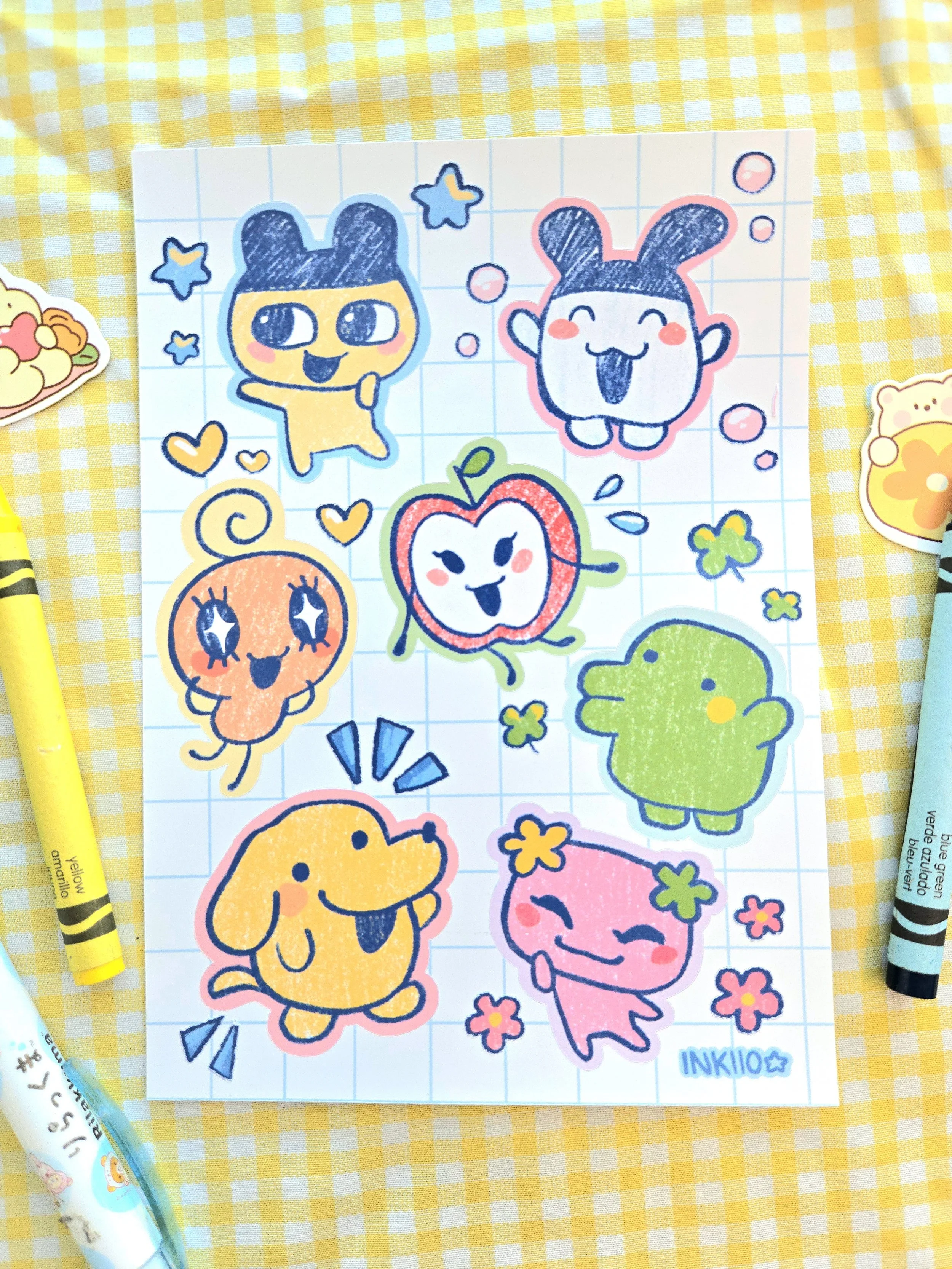 Tama Friends Sticker Sheet!