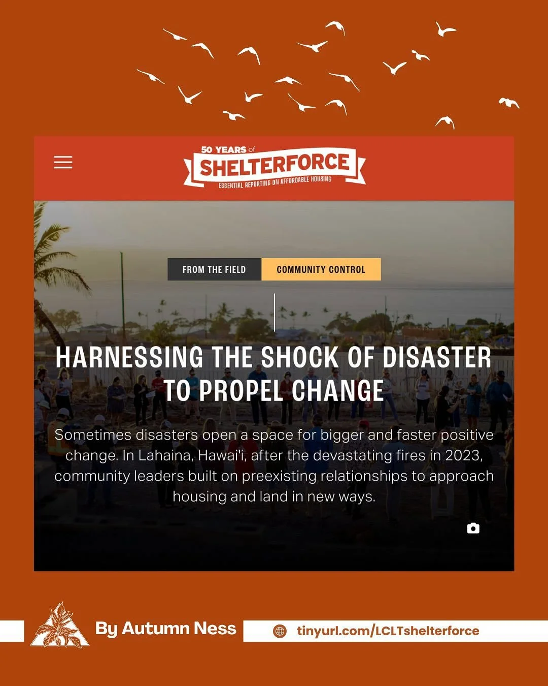 “Disaster Capitalism. The Shock Doctrine.
Naomi Klein helped us name the way disasters—natural or human-made—are often exploited by power brokers to fast-track harmful changes that communities would never otherwise accept. While pe