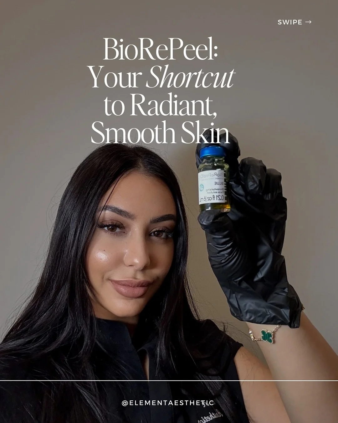 ✨ Imagine walking out with skin that feels brighter, smoother, and more refined&mdash;without the peeling or downtime. BioRePeel works within the skin to exfoliate, boost collagen, and revive your natural glow, so you never have to hide out. 💚 

Wou